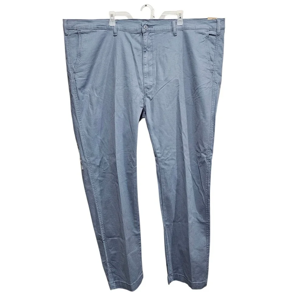 Levi's XX Chino Twill Pants Men's 50 X 29 Grey Preppy Standard Taper Stretch NWT